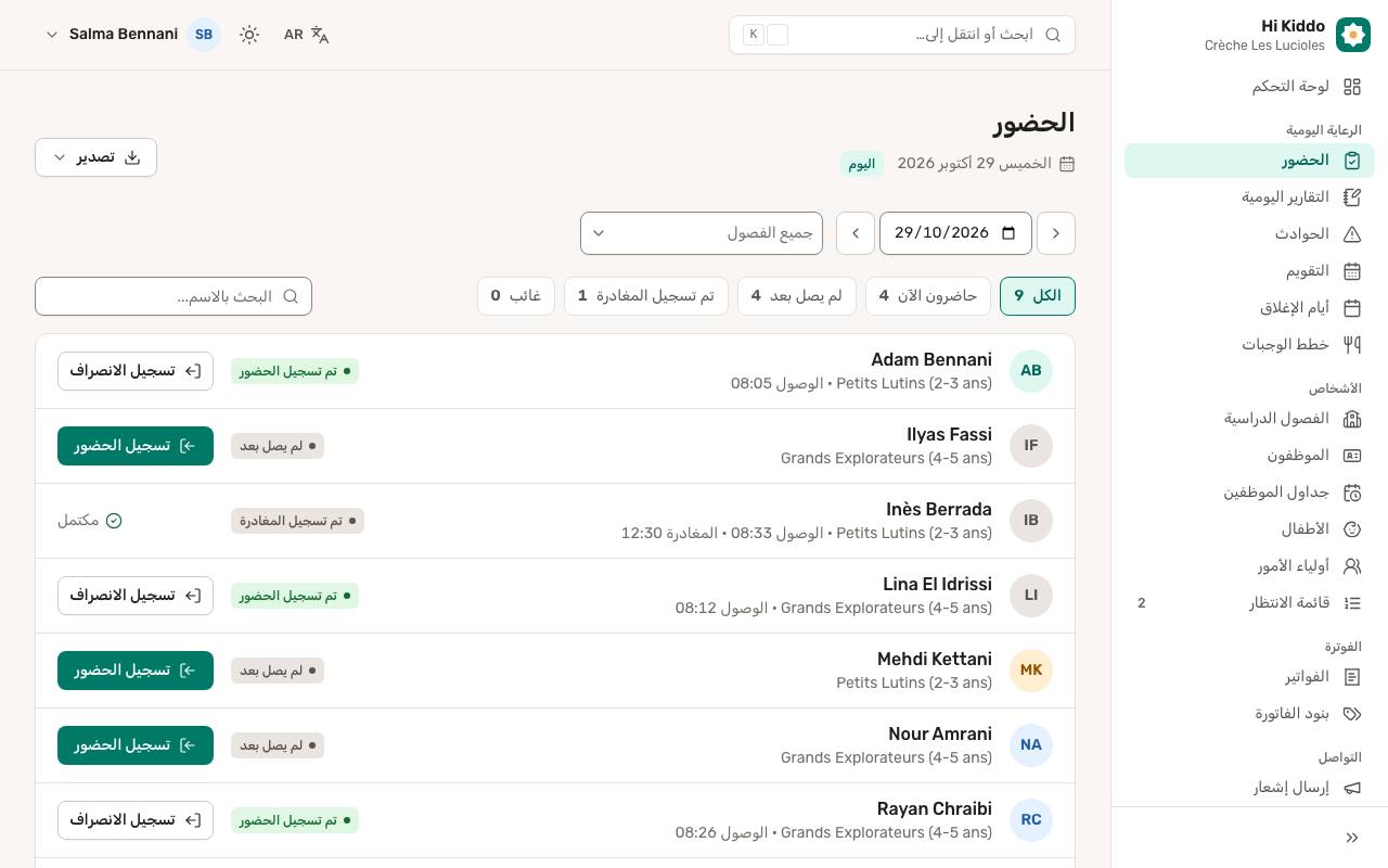 كيف تصدّرون الحضور