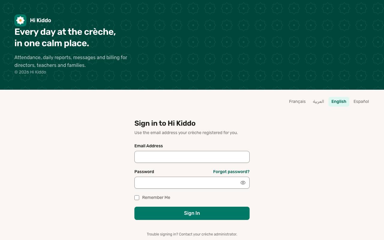 How to sign in
