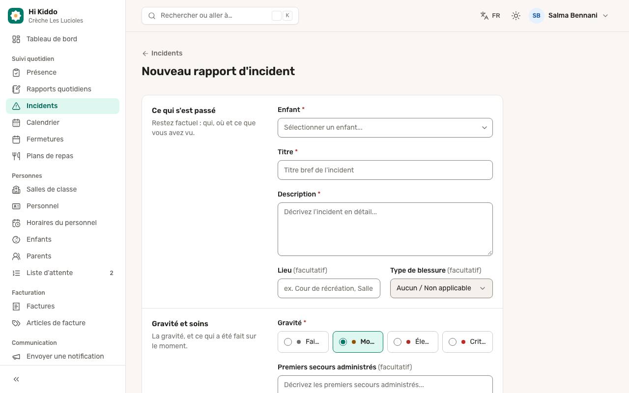 Comment rédiger un rapport d'incident